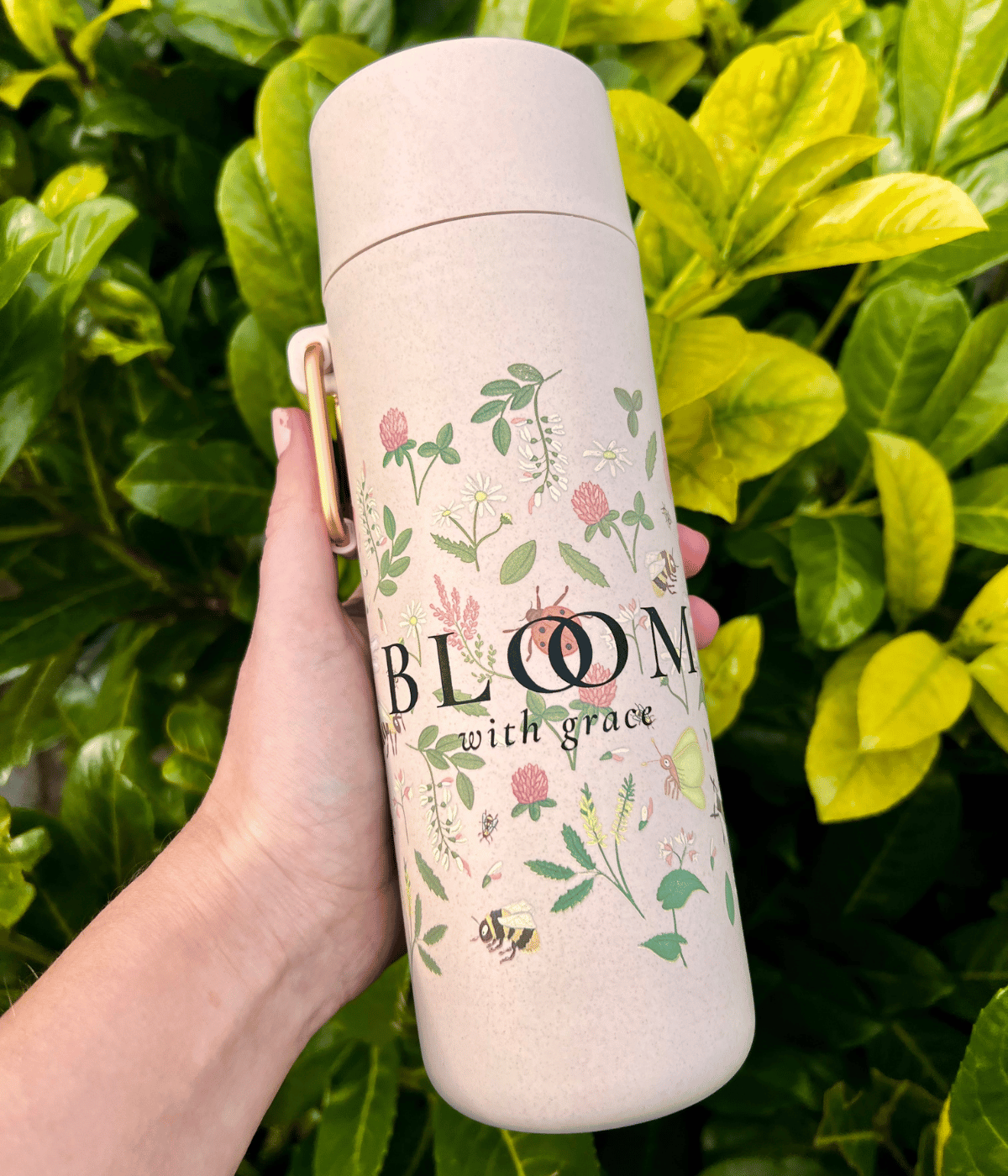 Reusable bottle with full colour wrap print logo