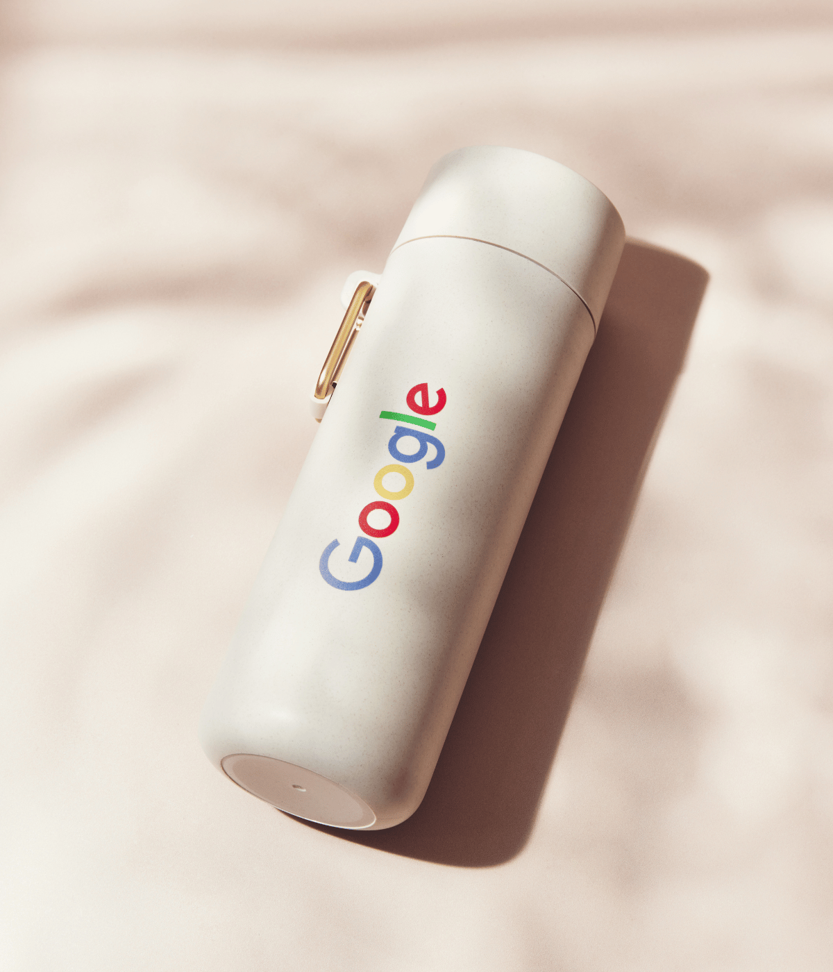 printed drink bottles with custom logo in oat colour