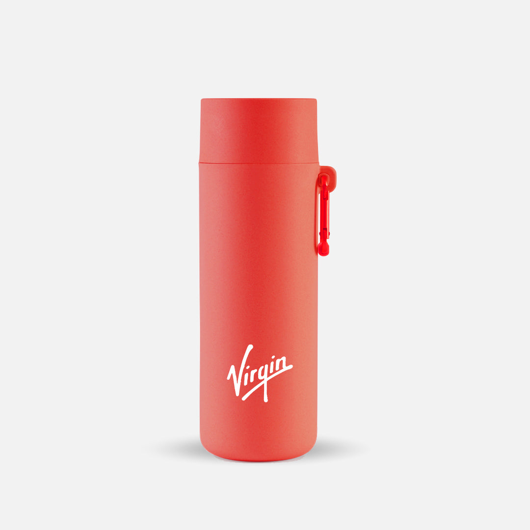 custom design water bottle in red
